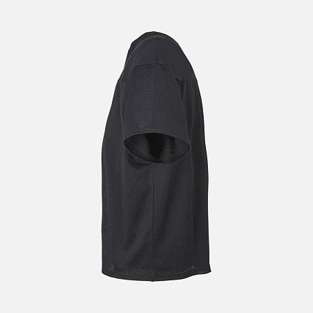 Футболка унисекс Nino с V-образным вырезом, черная, размер M