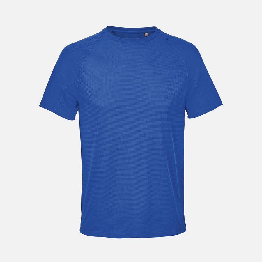 Футболка спортивная унисекс Vortex, ярко-бирюзовая под нанесение