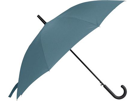 Зонт-трость Reviver с куполом из переработанного пластика