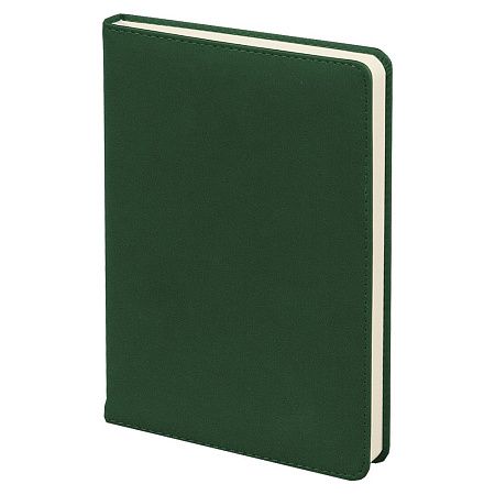 Ежедневник City Soft А5, зеленый, недатированный, в твердой обложке с поролоном