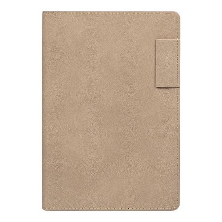 Ежедневник Flexy Tenero Suede A5, бежевый, недатированный, в гибкой обложке с петлей для ручки