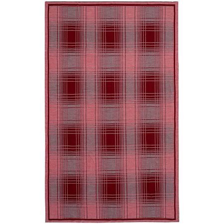 Плед Duotone, красный с белым