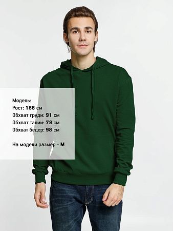 Худи Kirenga 2.0, темно-зеленое, размер XS