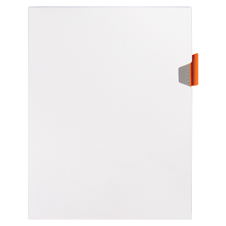 Ежедневник Flexy Verde Sivilia B5 на пружине, серо-оранжевый, недатированный, в гибкой обложке