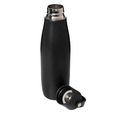 Термобутылка вакуумная герметичная Bosca, черная