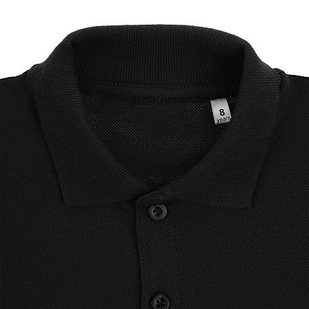 Рубашка поло детская Virma Kids, черная, размер 14 лет (154-164 см)