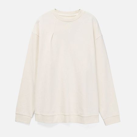 Свитшот унисекс Sinkopa, молочно-белый, размер XS/S