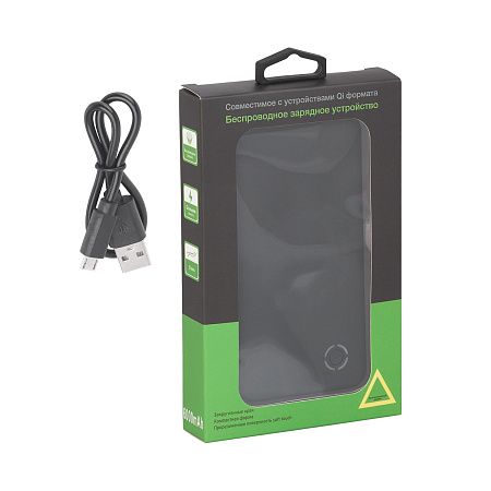 Беспроводное зарядное устройство "Fast SOFTTOUCH", 6000 mAh