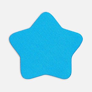 Наклейка тканевая Lunga Bial, M, голубая