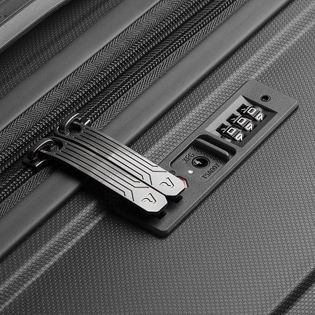 Чемодан Butterfly M, серый