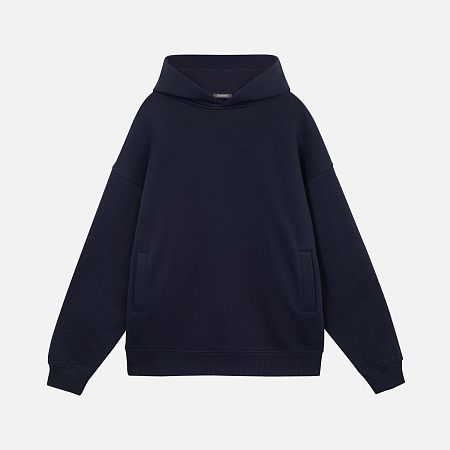 Худи оверсайз унисекс Фьюжн (Fusion), темно-синий, размер XL/2XL