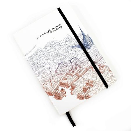 Блокнот линованный Pininfarina ITALIAN BEAUTY TORINO из каменной бумаги, А5