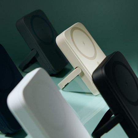 Внешний аккумулятор Юнион PD (Union PD) 10000mAh с функцией беспроводной зарядки 15W, черный