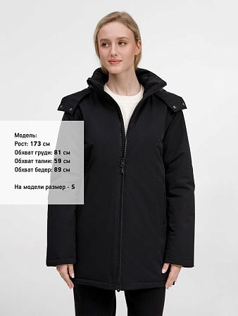 Куртка-парка унисекс Sfera, черная, размер S