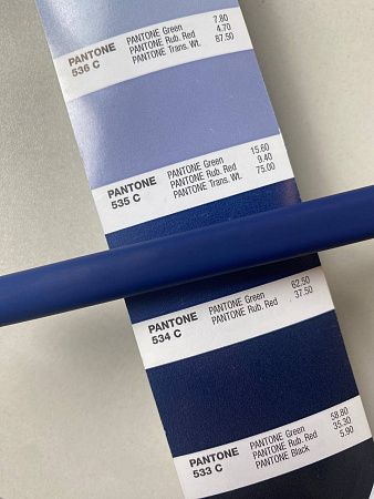 Ручка шариковая Master Soft, пластиковая Софт Тач, синяя