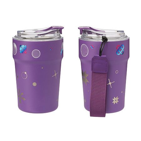 Термокружка вакуумная Монако (Monaco), фиолетовая