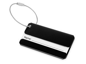 Бирка для багажа «Discovery», цвет: черный