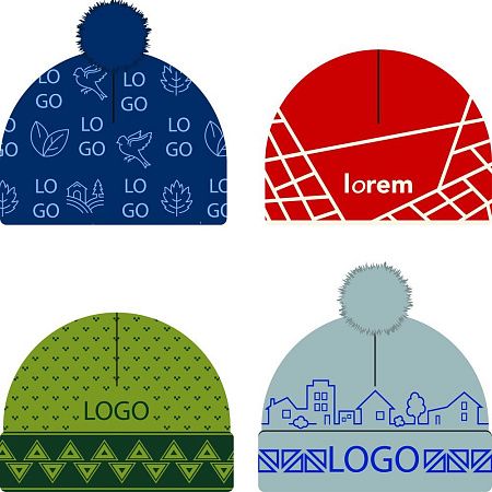 Шапка на заказ Tricksy Classic, полушерсть