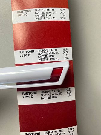 Ручка шариковая Gracia, пластиковая, белая/красная