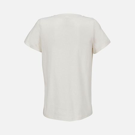 Футболка женская Regent Women с V-образным вырезом, молочно-белая, размер XS