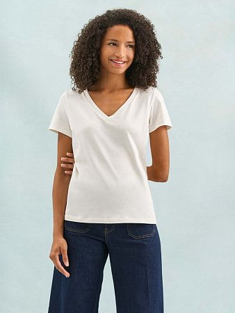 Футболка женская Regent Women с V-образным вырезом, розовая (candy), размер XS