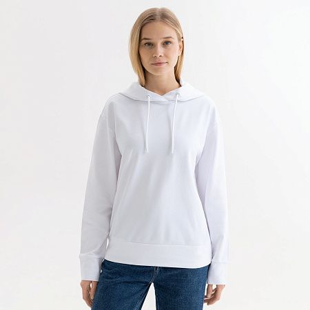 Худи с капюшоном, унисекс ALEX белый