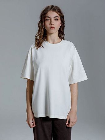 Футболка оверсайз Kangas, белая, размер XS/S