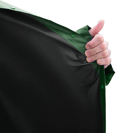 Дождевик Belfast Bi-color, материал PVC, размер XL-XXL, темно-зеленый-черный