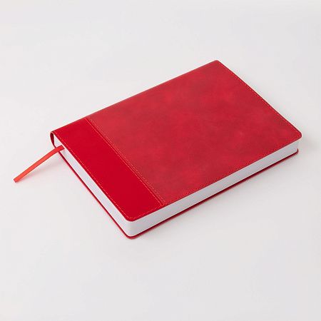 Ежедневник Интеро Горизонталь (Intero Horizontale) 1/5 недатированный, красный