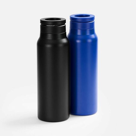 Термобутылка Magnus с магнитным держателем для телефона, черная