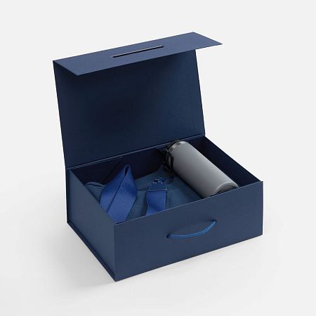 Коробка складная New Case Fold, темно-синяя