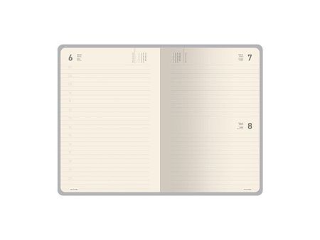 Ежедневник А5 датированный «Megapolis Nappa» на 2026