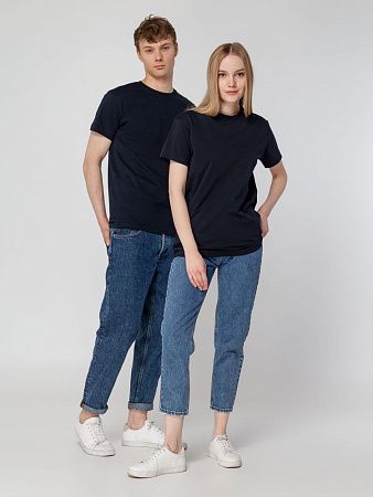 Футболка унисекс T-Bolka 160, темно-синяя, размер 4XL