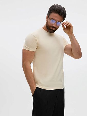 Футболка Imperial 190, светло-бежевая, размер L