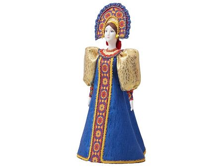 Подарочный набор: кукла фарфоровая, крем-мёд с лаймом и имбирем