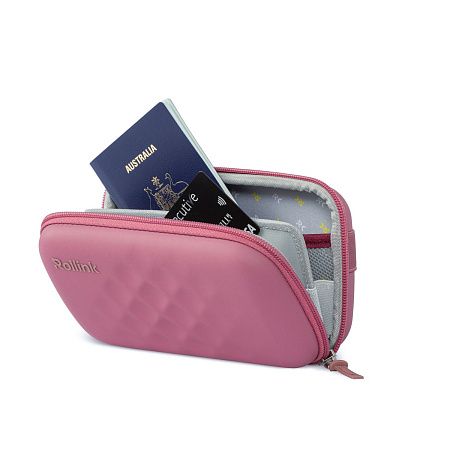 Дорожная сумочка Rollink Mini Bag Tour 21x12x6 см, ярко-розовая