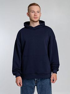 Худи оверсайз Kulonga Comfort, темно-синее, размер XS/S