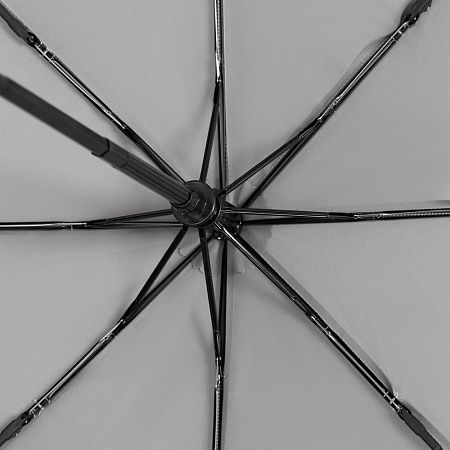 Зонт складной Hard Work с проявляющимся рисунком, серый