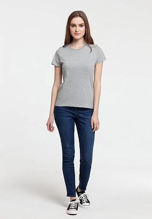 Футболка женская «Подсознательность», серый меланж, размер S