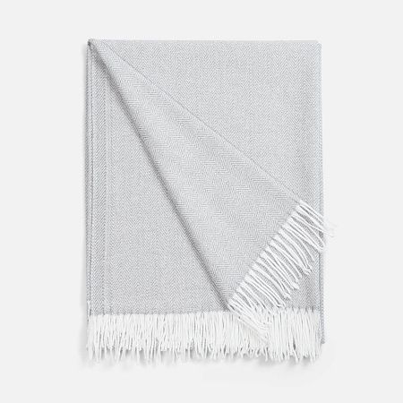 Плед «Гирвас», светло-серый