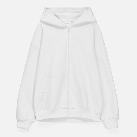 Толстовка унисекс оверсайз Sartoro, белая, размер XS/S