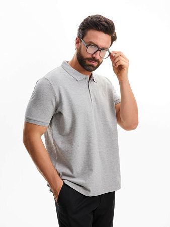 Рубашка поло мужская Phoenix Men, серый меланж, размер XL