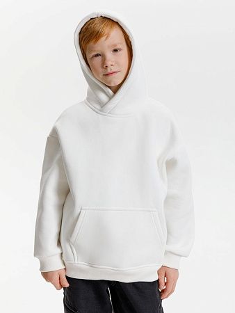 Худи детское оверсайз Junipero, молочное (белое), размер 6 лет (106-116 см)