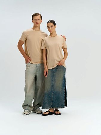 Футболка унисекс Regent 150, песочная, размер XXL