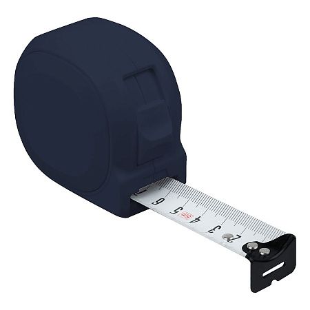Рулетка Tools  Carpenter 3 метра, пластиковая, с ремешком, темно-синяя