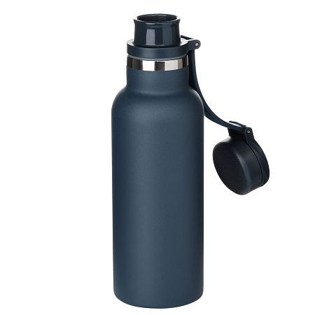 Термобутылка вакуумная герметичная Модена (Modena), синяя