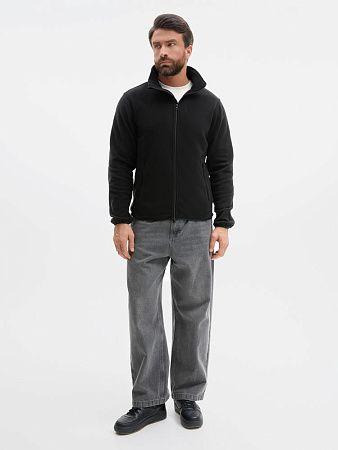 Куртка флисовая унисекс Ben Mac, черная, размер S