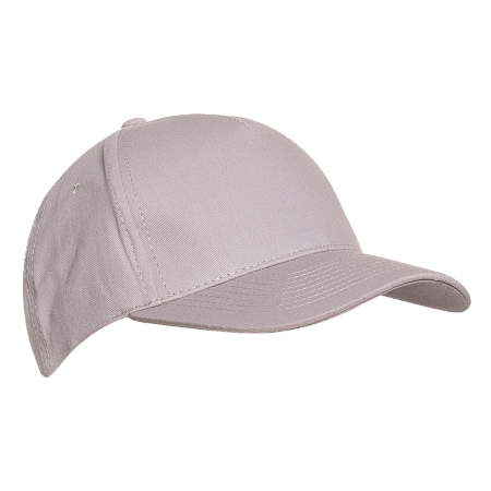 Бейсболка STAN 5 клиньев хлопок 150, 10L, Светло-серый,  (72)  (56-58/ONE SIZE)