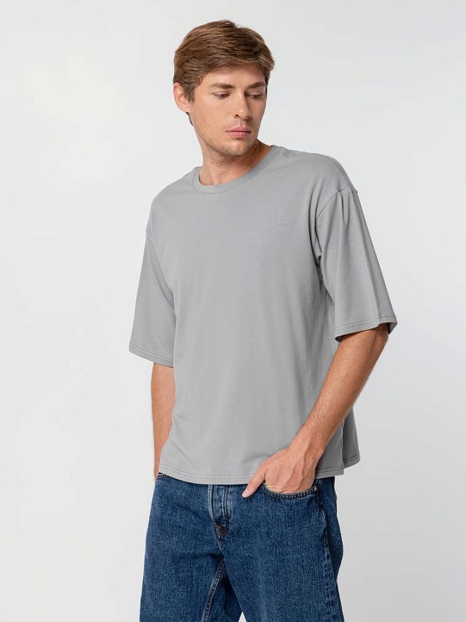 Футболка унисекс оверсайз Street Vibes, черная под нанесение