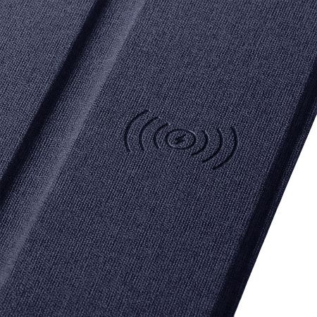 Коврик для мыши с беспроводным зарядным устройством 15W Онор (Honor), синий